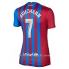 Camiseta de fútbol FC Barcelona Antoine Griezmann 7 Primera Equipación 2021/22 - Mujer